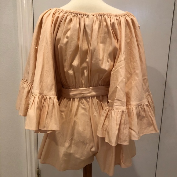 C/MEO COLLECTIVE OFF THE SHOULDER ROMPER - Picture 3 of 5